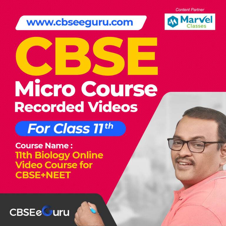 11th Biology Online Video Course for CBSE+NEET